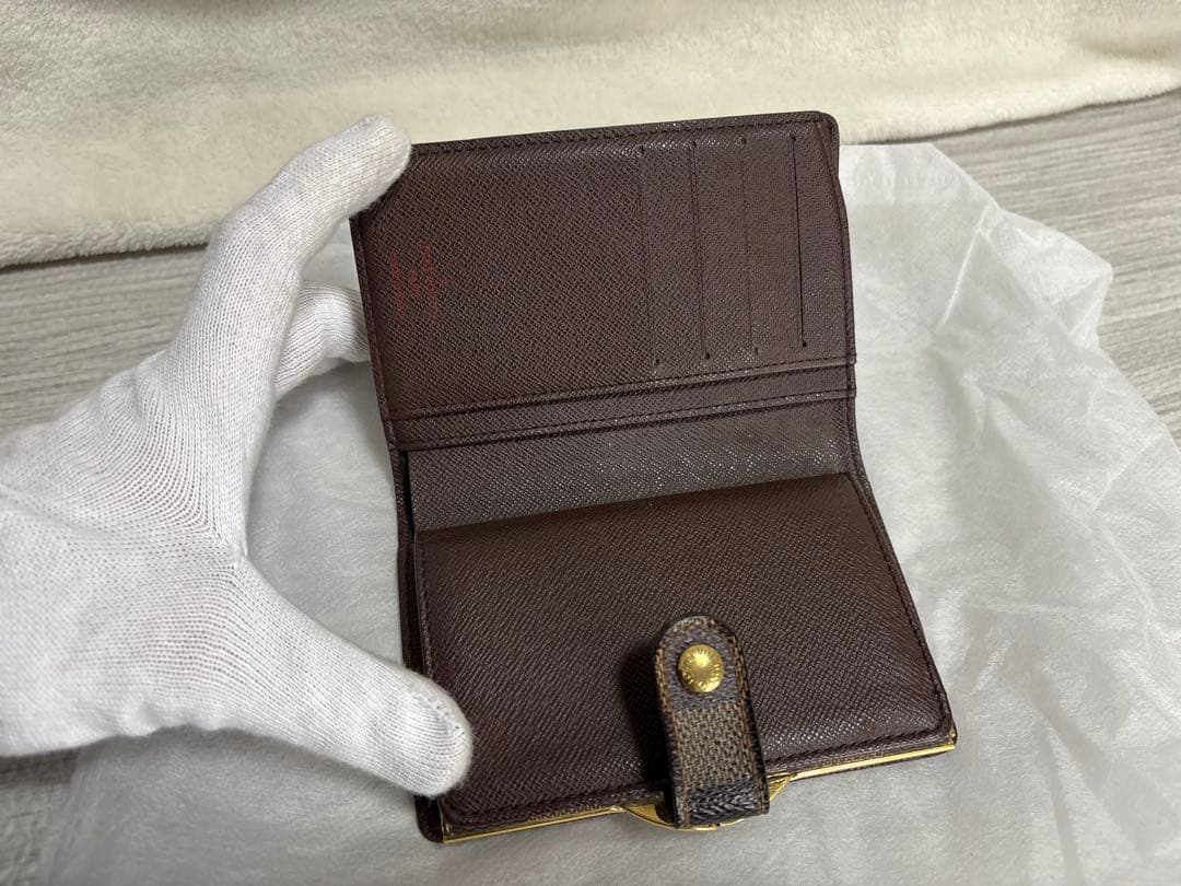 ま*ゆ様 Louis Vuitton ダミエ 二つ折り財布