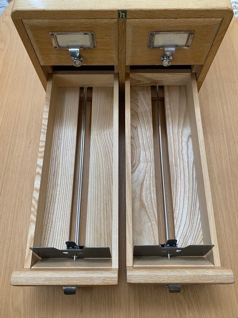 木製 4段収納引き出し/ キハラカード目録