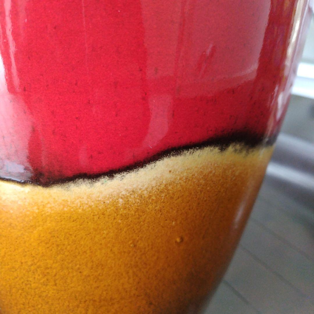 美品！ヴィンテージドイツ製 50-70年代FAT LAVA フラワーベース大型