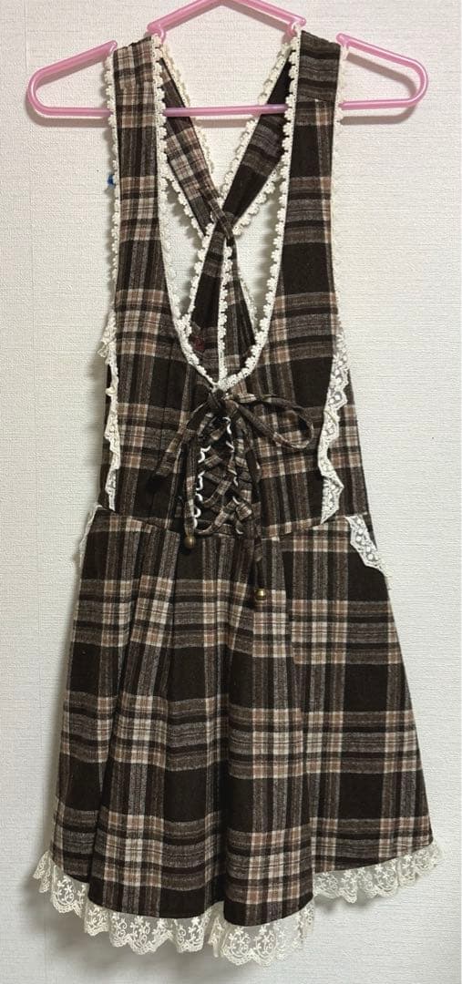 LIZLISA ジャンパースカート チェック柄