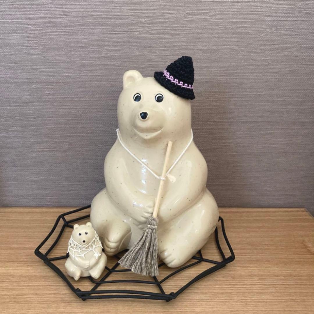 しろくま貯金箱&ガチャ　ハロウィン　魔女3点セット