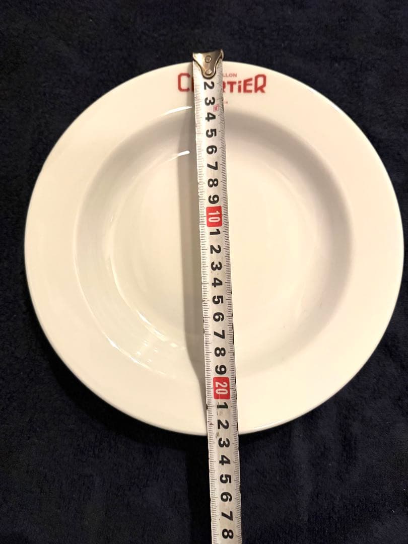 【新品】Bouillon CHARTIER ロゴ入り　スープ皿