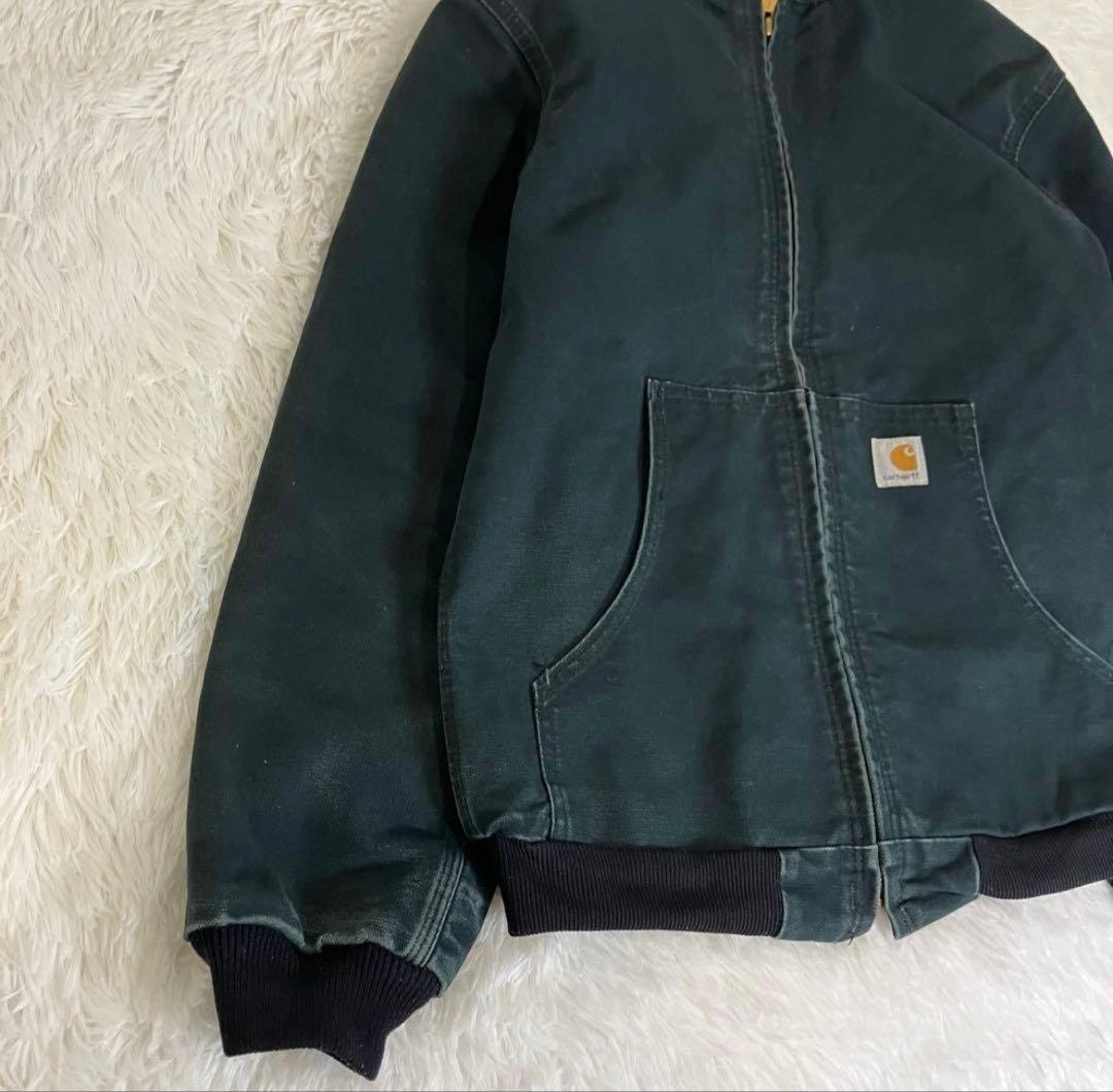 Carhartt アクティブジャケット ブラック 短丈 古着 デトロイト