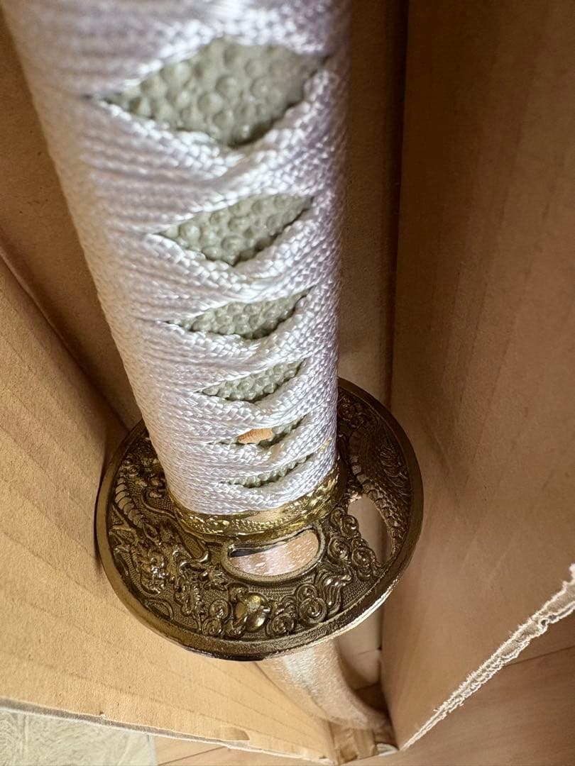 【未使用】美術刀剣-模造刀　白石目（大刀）【観賞用】