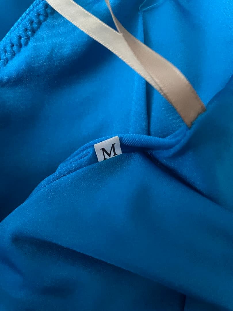 社交ダンス　スタンダードドレス⭐️ブルーM