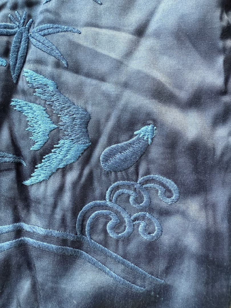 BLUE BLUE JAPANブルーブルージャパン 刺繍スカジャン インディゴ2
