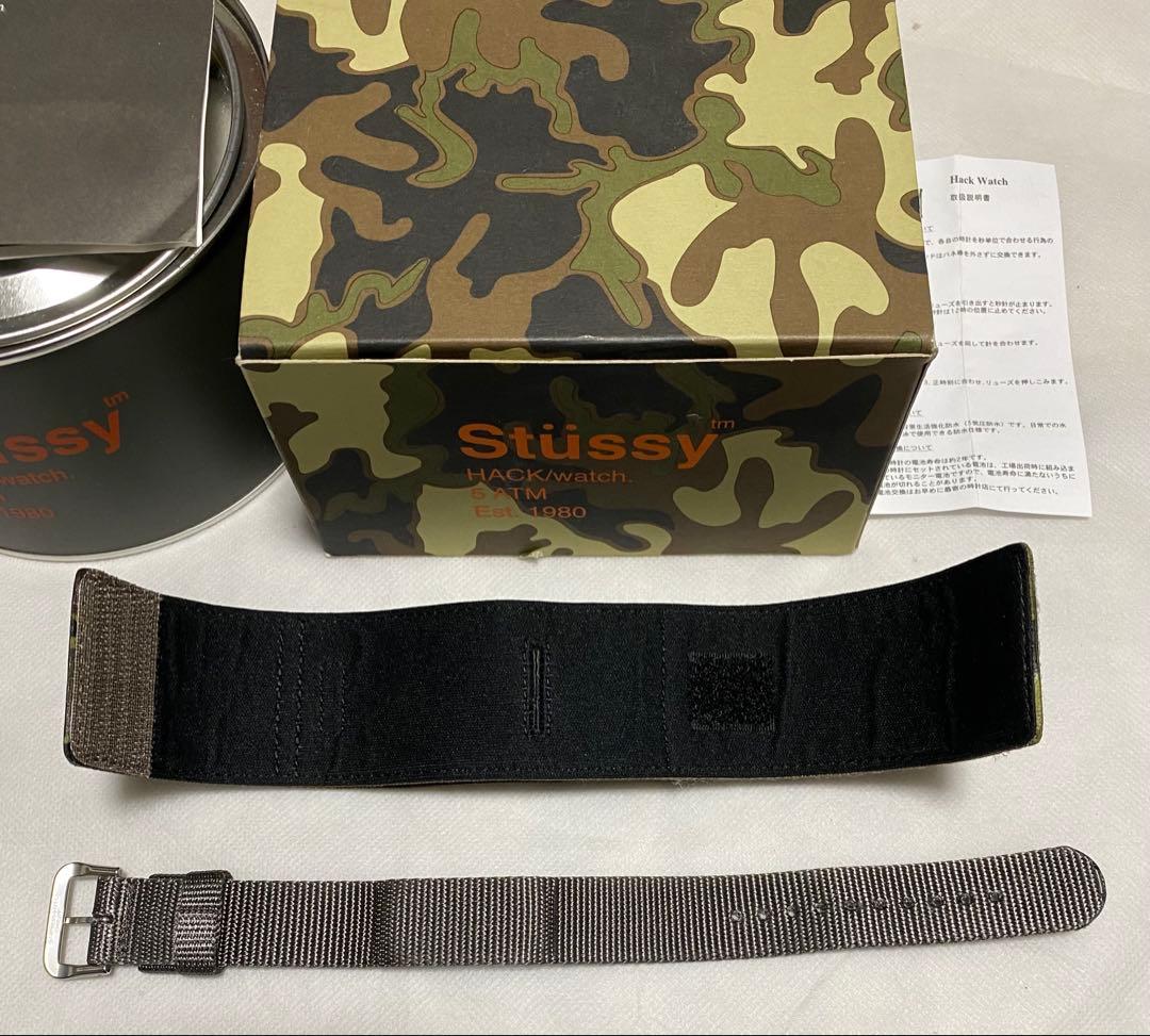 old Stussy HACK WATCHグレー ステューシー　腕時計ミリタリー