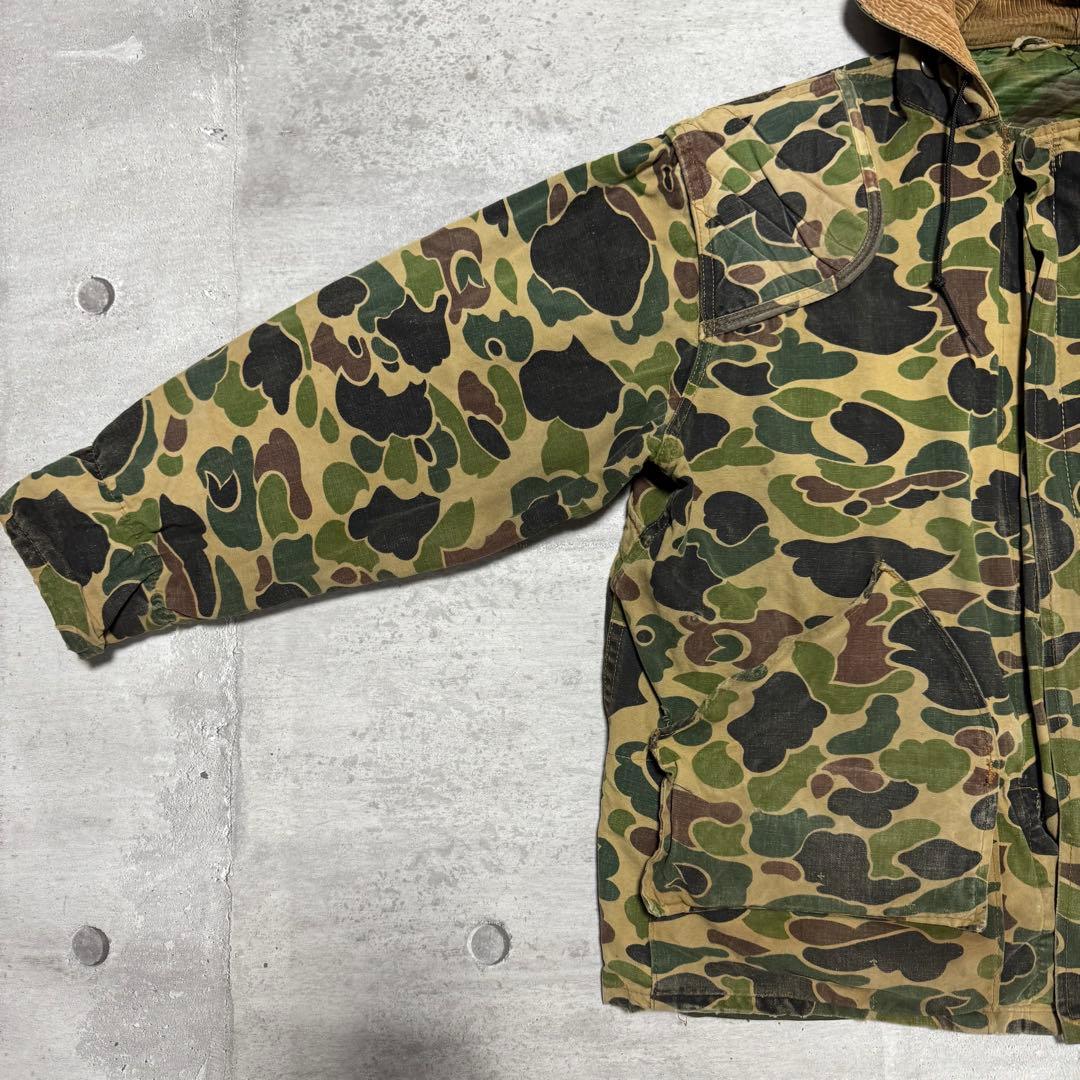 80s マウンテンパーカー ハンティングジャケット ダックハンターカモ カモ柄