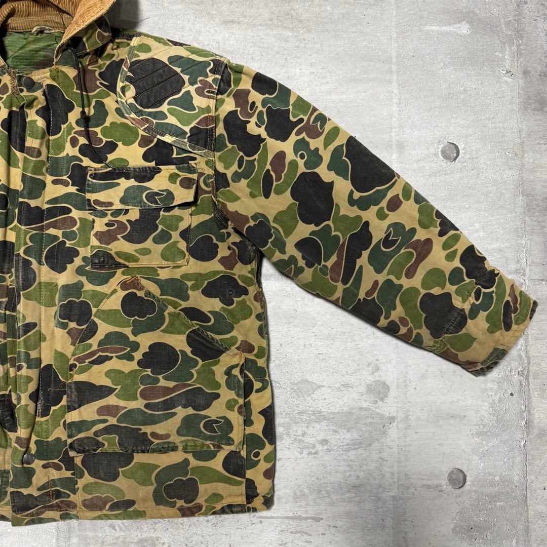 80s マウンテンパーカー ハンティングジャケット ダックハンターカモ カモ柄