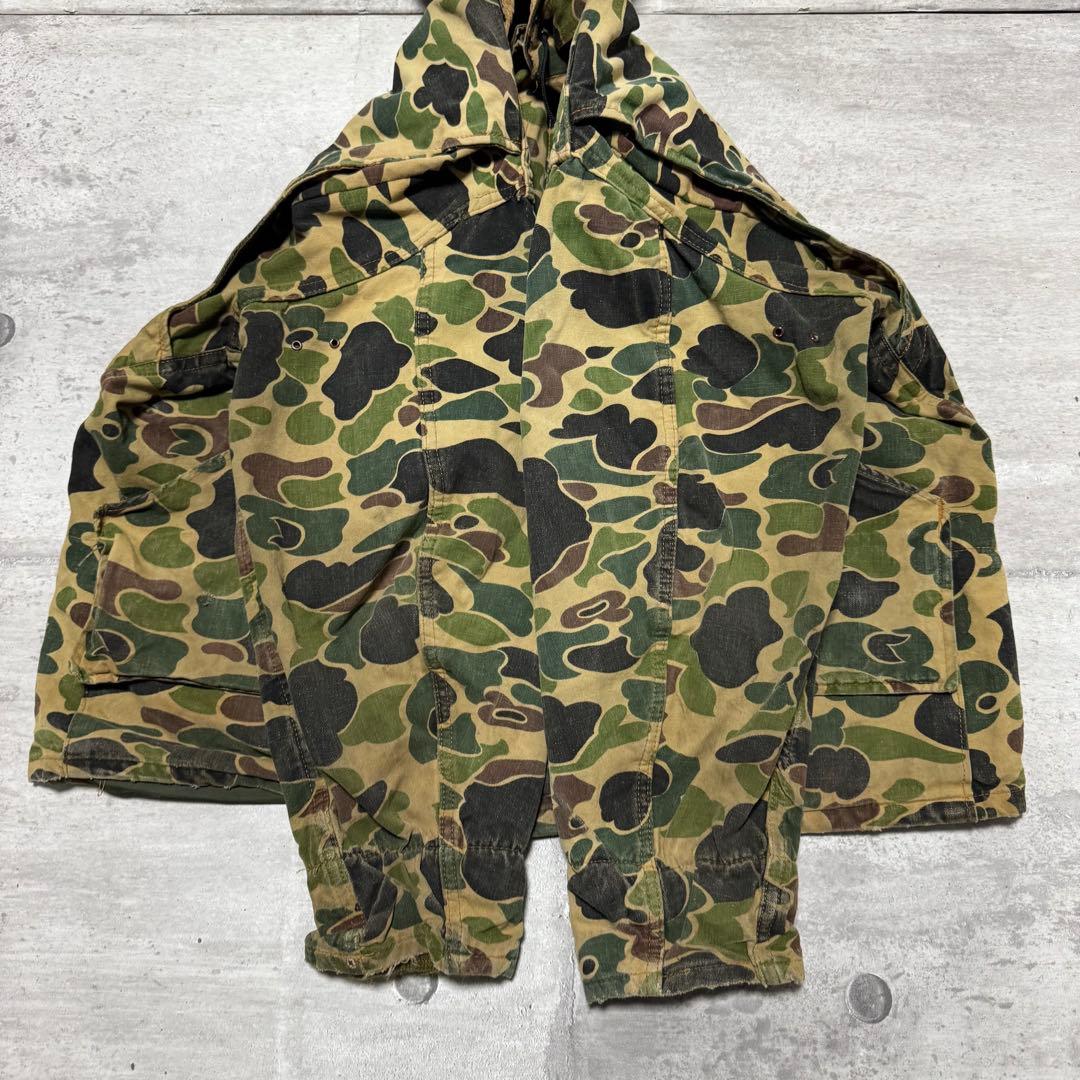80s マウンテンパーカー ハンティングジャケット ダックハンターカモ カモ柄
