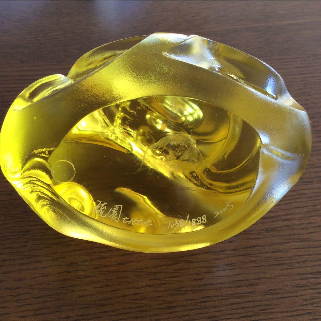 琉園 tittot 瑠璃ガラス チャイニーズクリスタル 台湾 置物 龍 ドラゴン