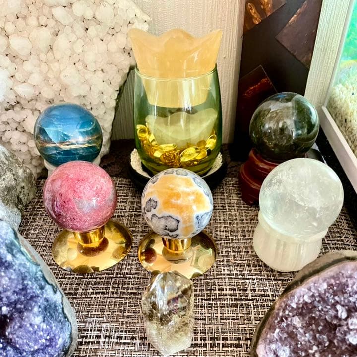 卵黄玉石  原石 瑪瑙 置物  飾り净化 開運 冥想