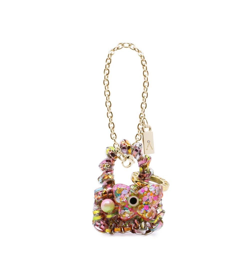 アンテプリマ 蜷川実花 バッグチャーム シャンパンマルチ