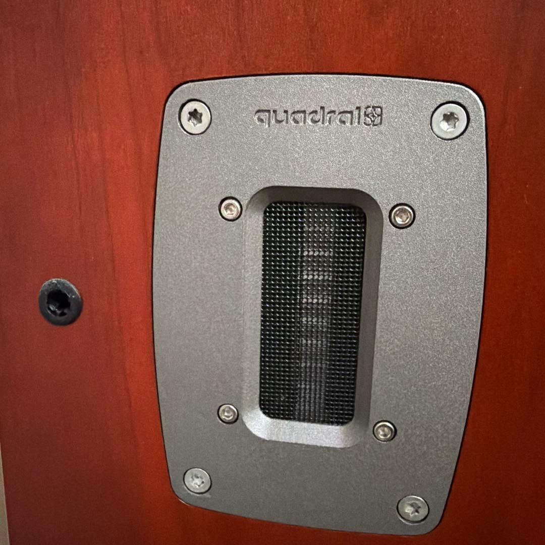 マッキー様希少品✨クアドラルロンドチェリー色　スピーカースタンドとスペーサー付き