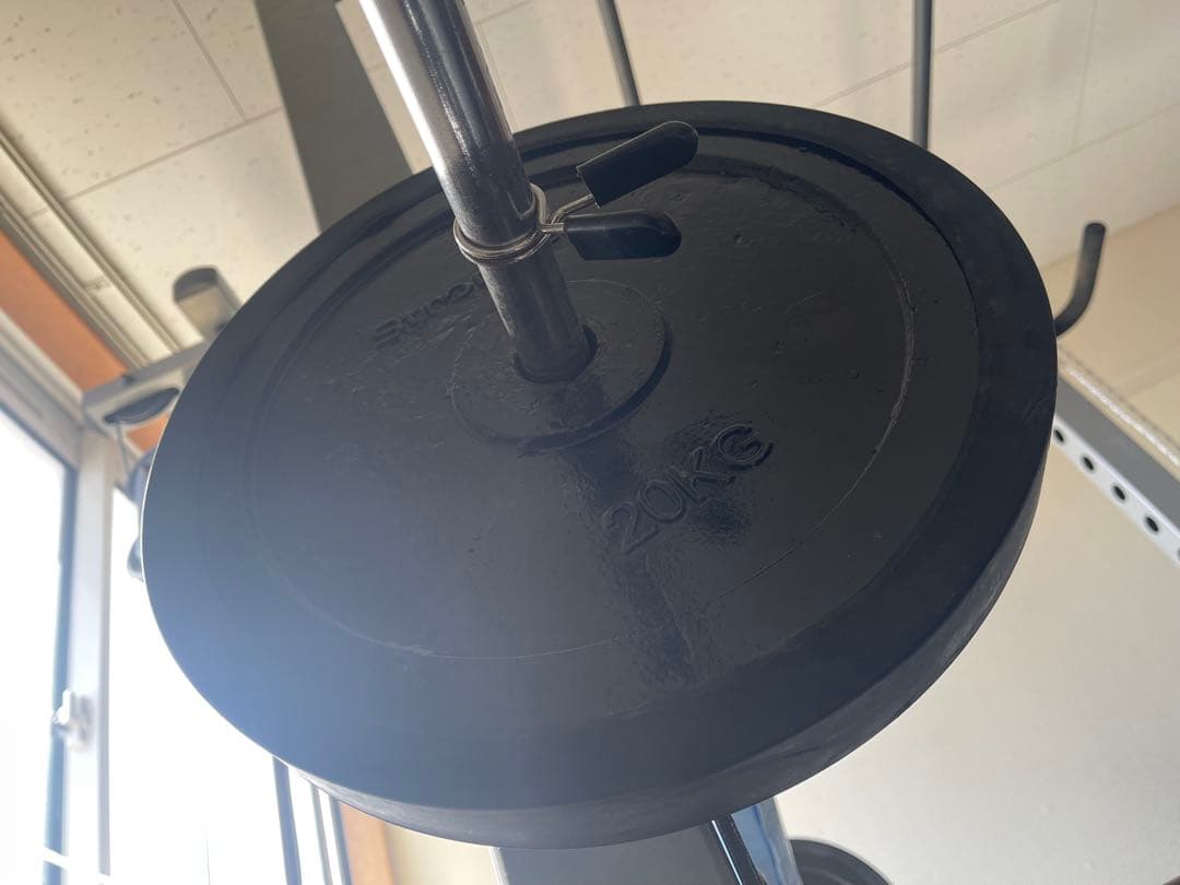 パワーラックHPMラットオプションセット/バーベル&プレート100kgセット