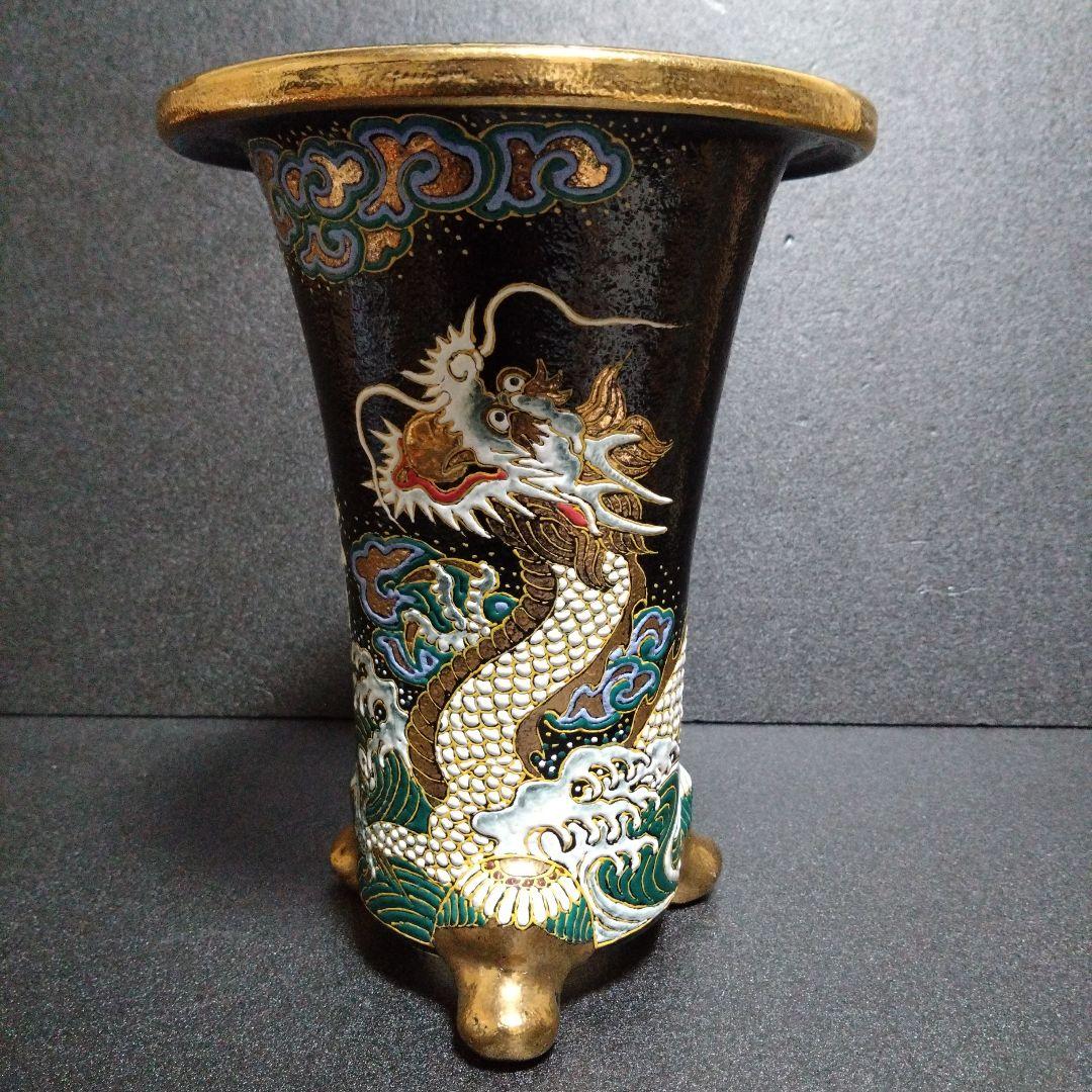蘭鉢　龍蘭鉢 龍絵　新生活　インテリア置物