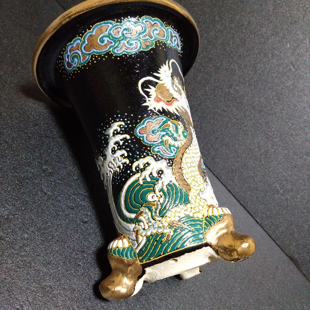 蘭鉢　龍蘭鉢 龍絵　新生活　インテリア置物