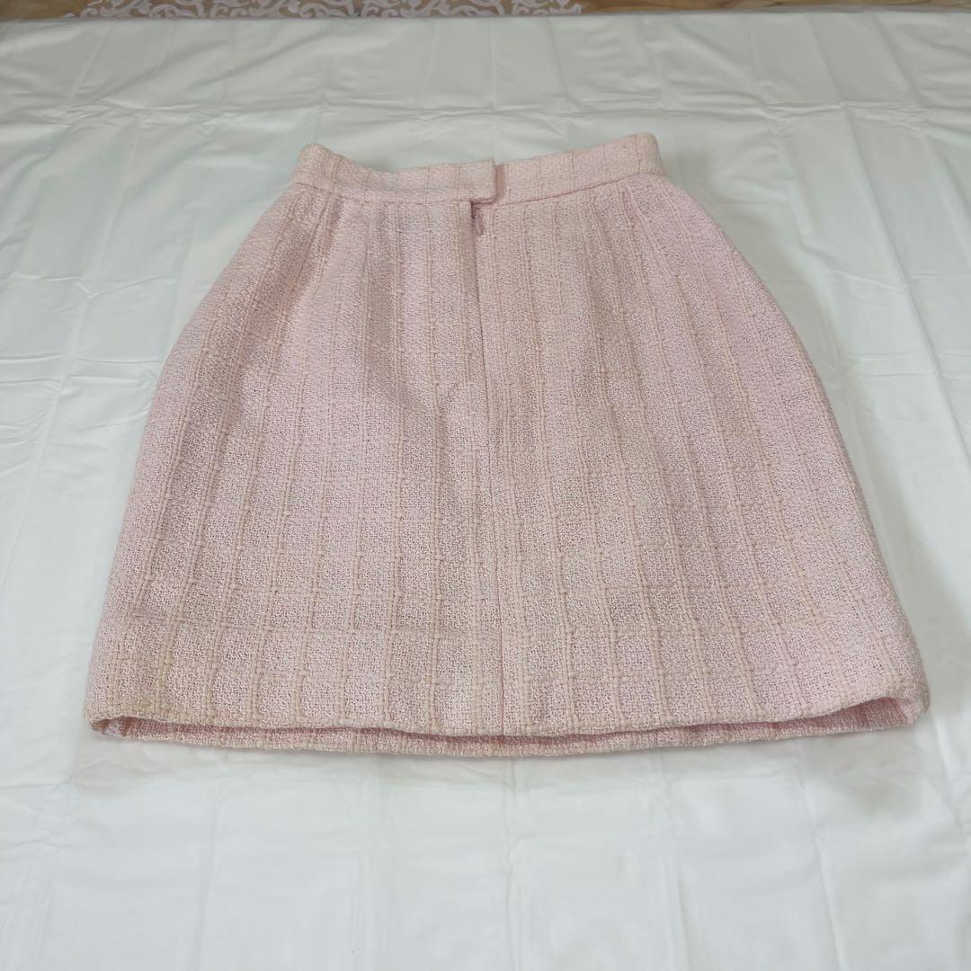 CHANEL 94C ツイードminiスカート 38