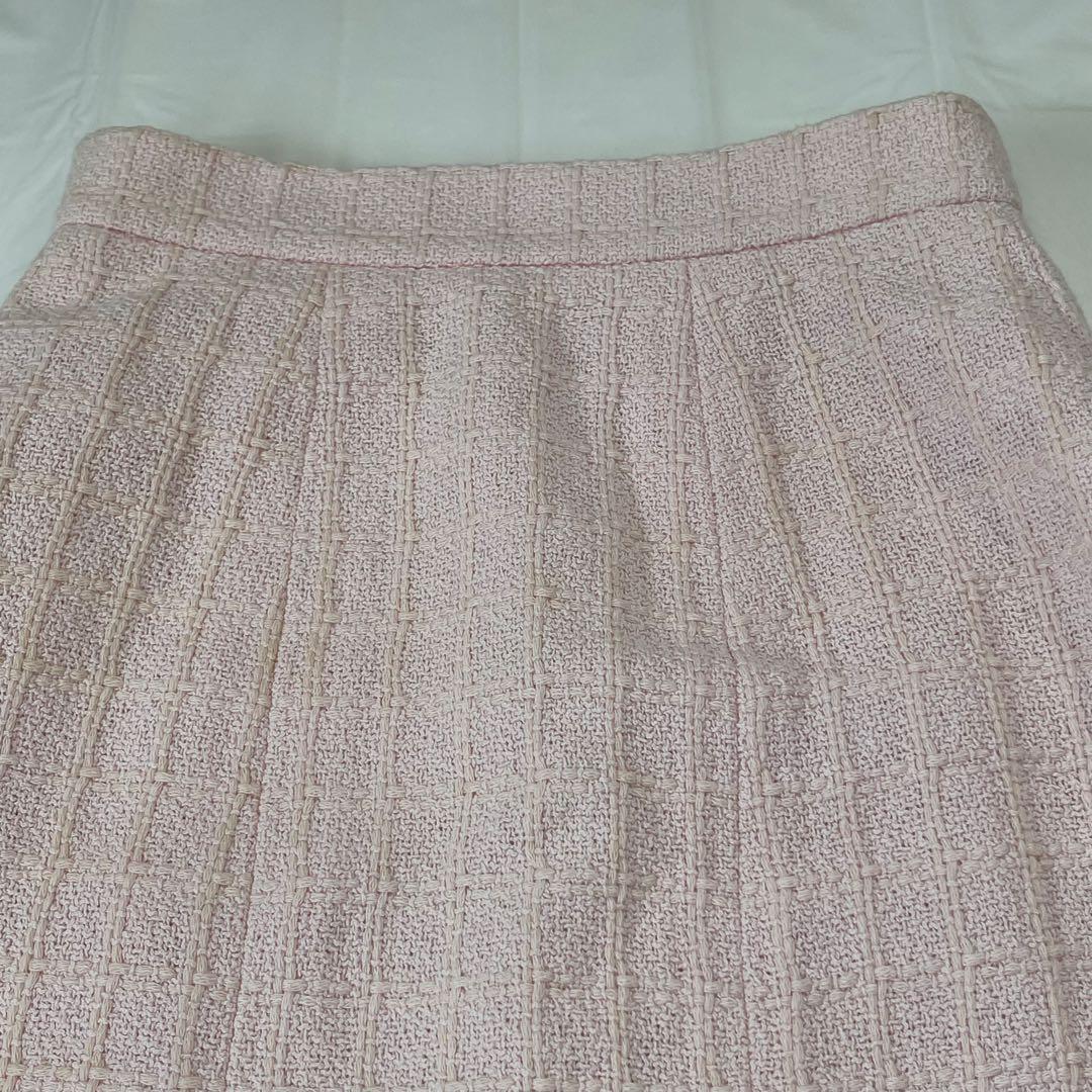 CHANEL 94C ツイードminiスカート 38