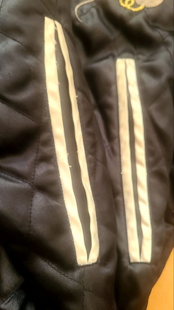 jumbo ジャンボ尾崎 龍 ドラゴン刺繍 スカジャン 黒/白