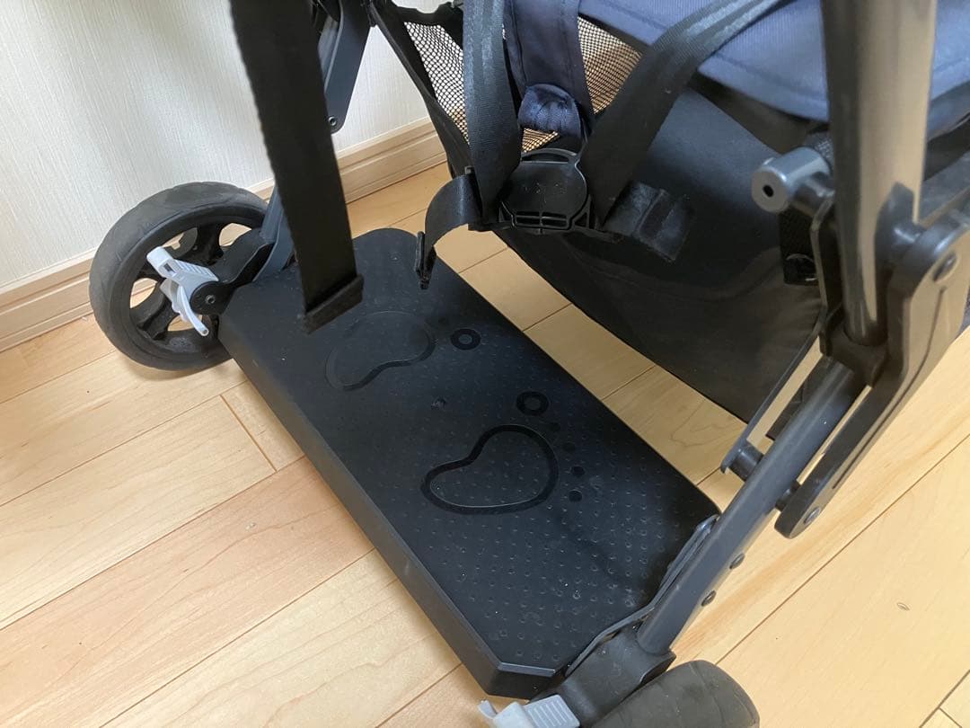 KATOJI ネイビー 折りたたみ　ベビーカー　2人でゴー