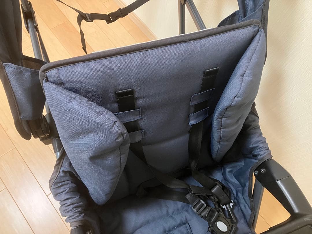 KATOJI ネイビー 折りたたみ　ベビーカー　2人でゴー