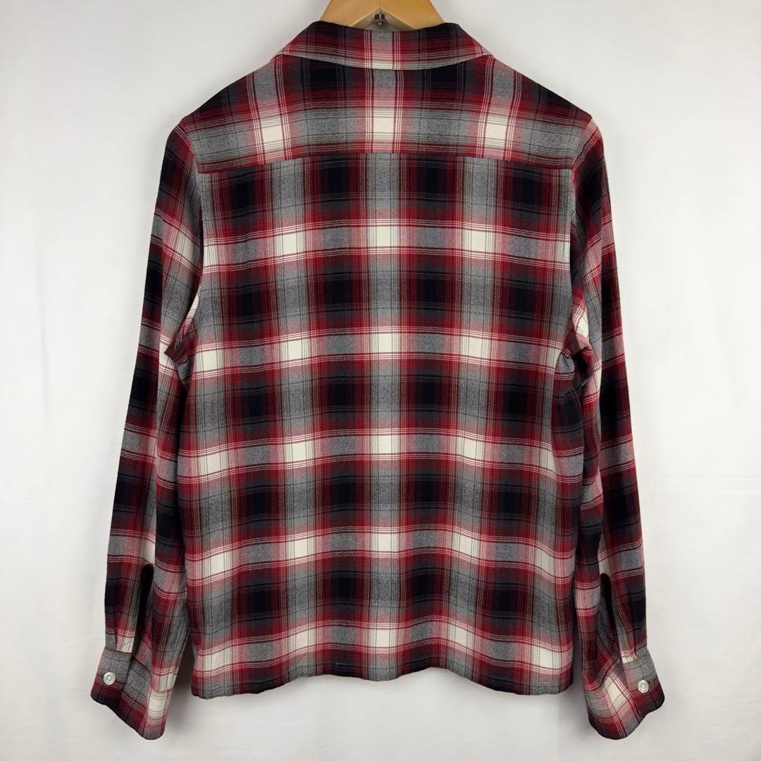 美品 WACKO MARIA ワコマリア レーヨン オープン カラー シャツ S
