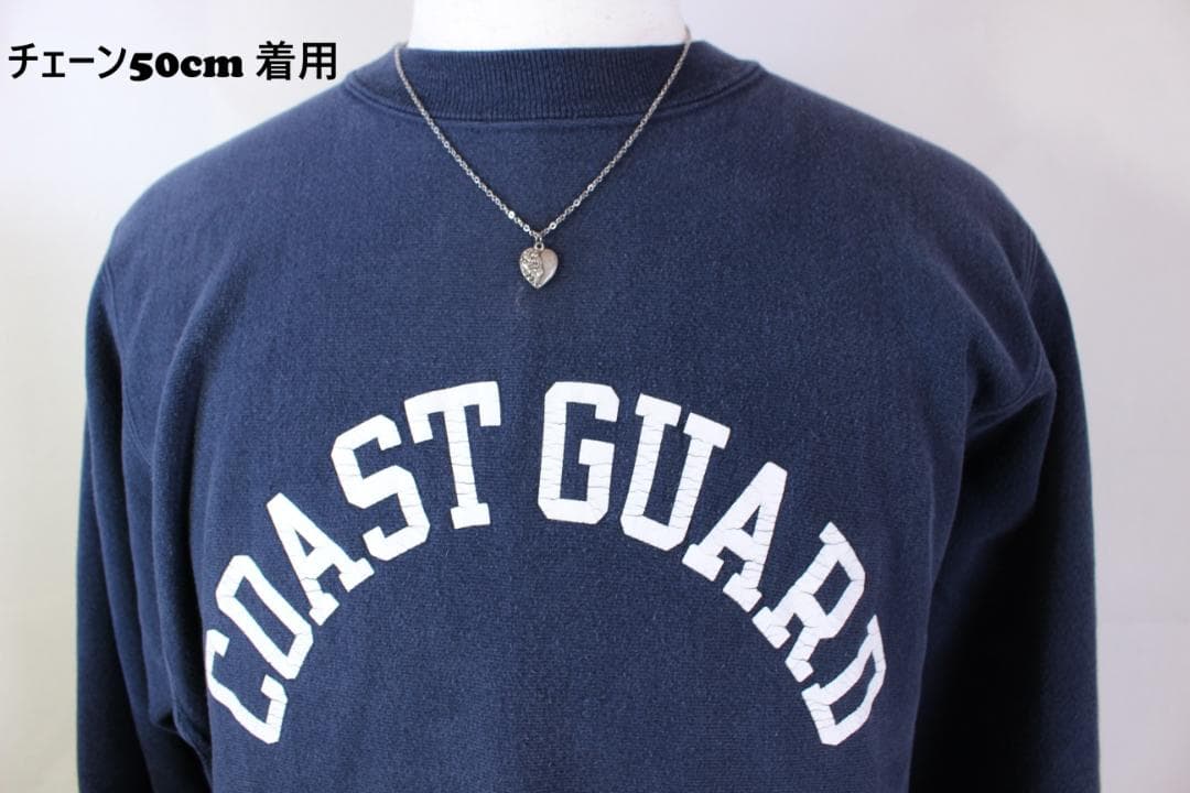 40s　スウィートハートジュエリー　波　スクロール　アールデコ　NAVY 古着に