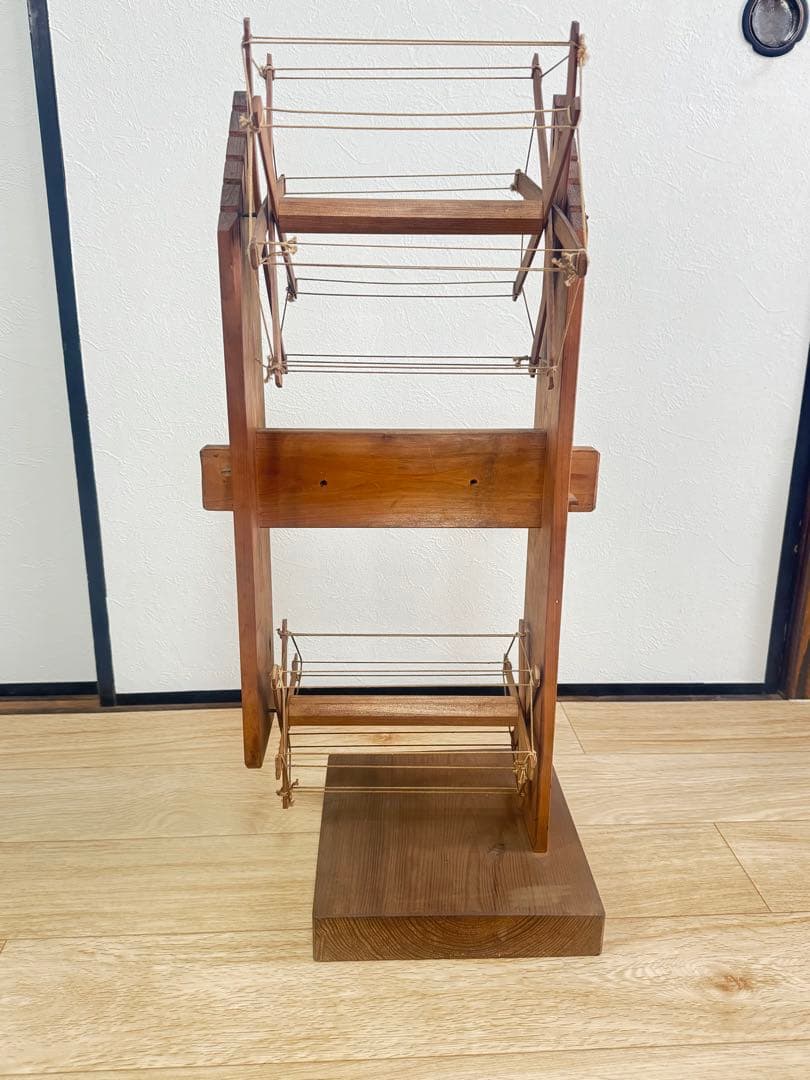 御光台　二重御光台　木製　ヴィンテージ　機織り　御光　貴重品　五光台