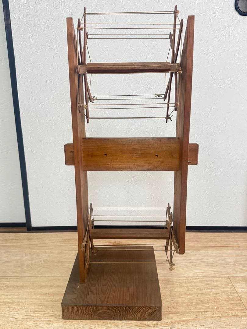 御光台　二重御光台　木製　ヴィンテージ　機織り　御光　貴重品　五光台