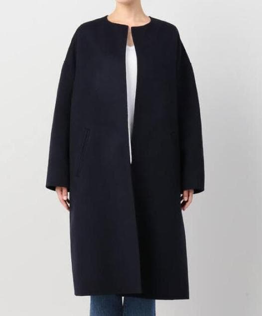 Deuxieme Classe CINOH ウールカシミアノーカラーコート