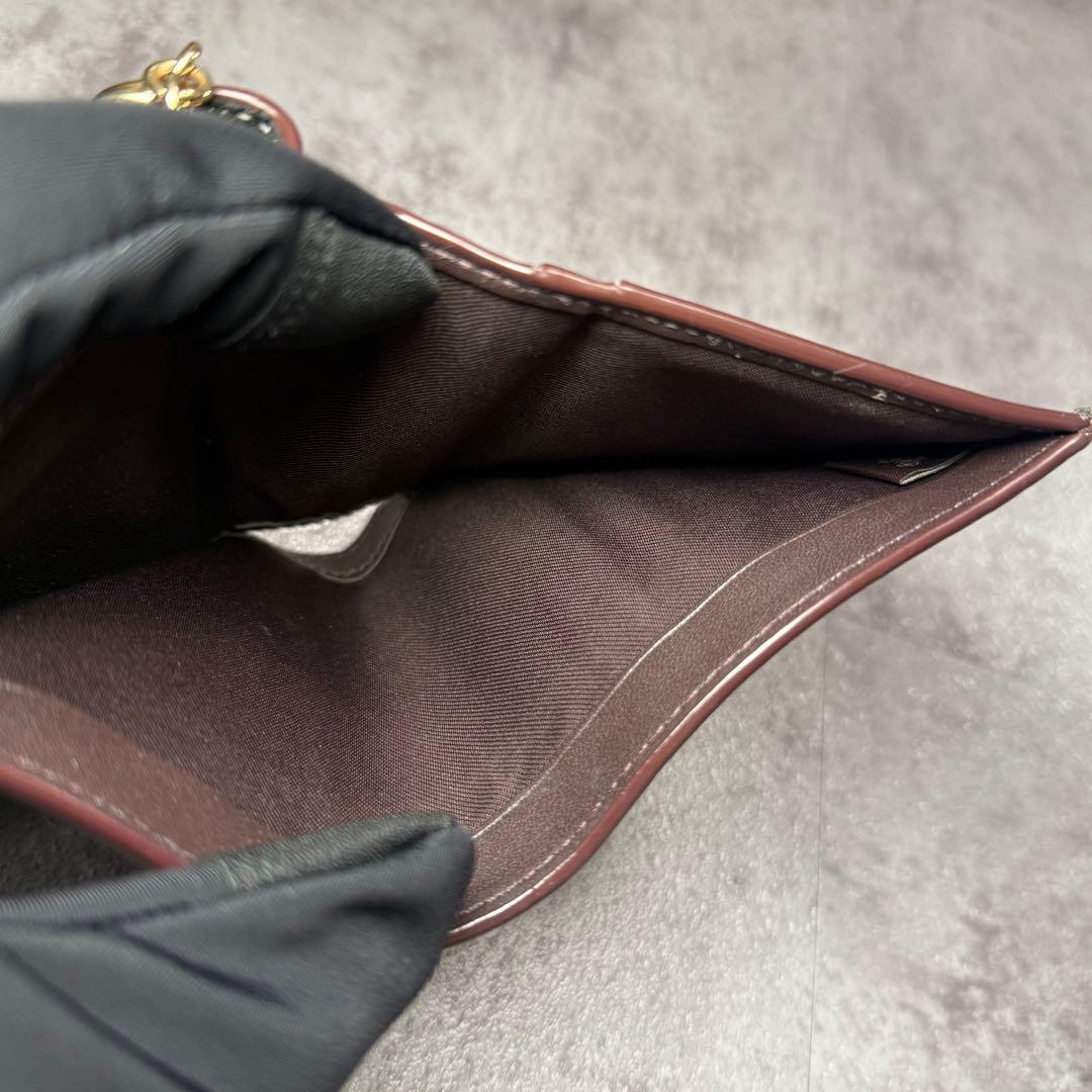 コーチ COACH ロゴ ヘリテージ レザー スナップ 二つ折り財布