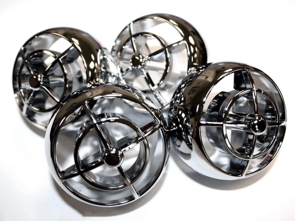 ロードスター NA NB クロームメッキ エアコンボール エアコンディフューザー