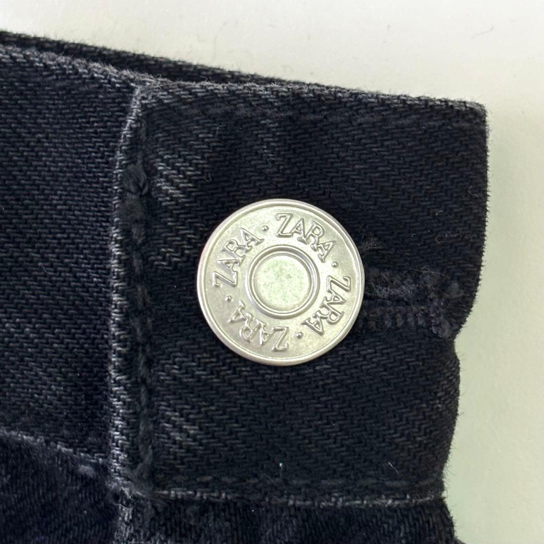 【未使用タグ付き】ザラ フルレングス カットオフ TRFデニム ジャンプスーツ