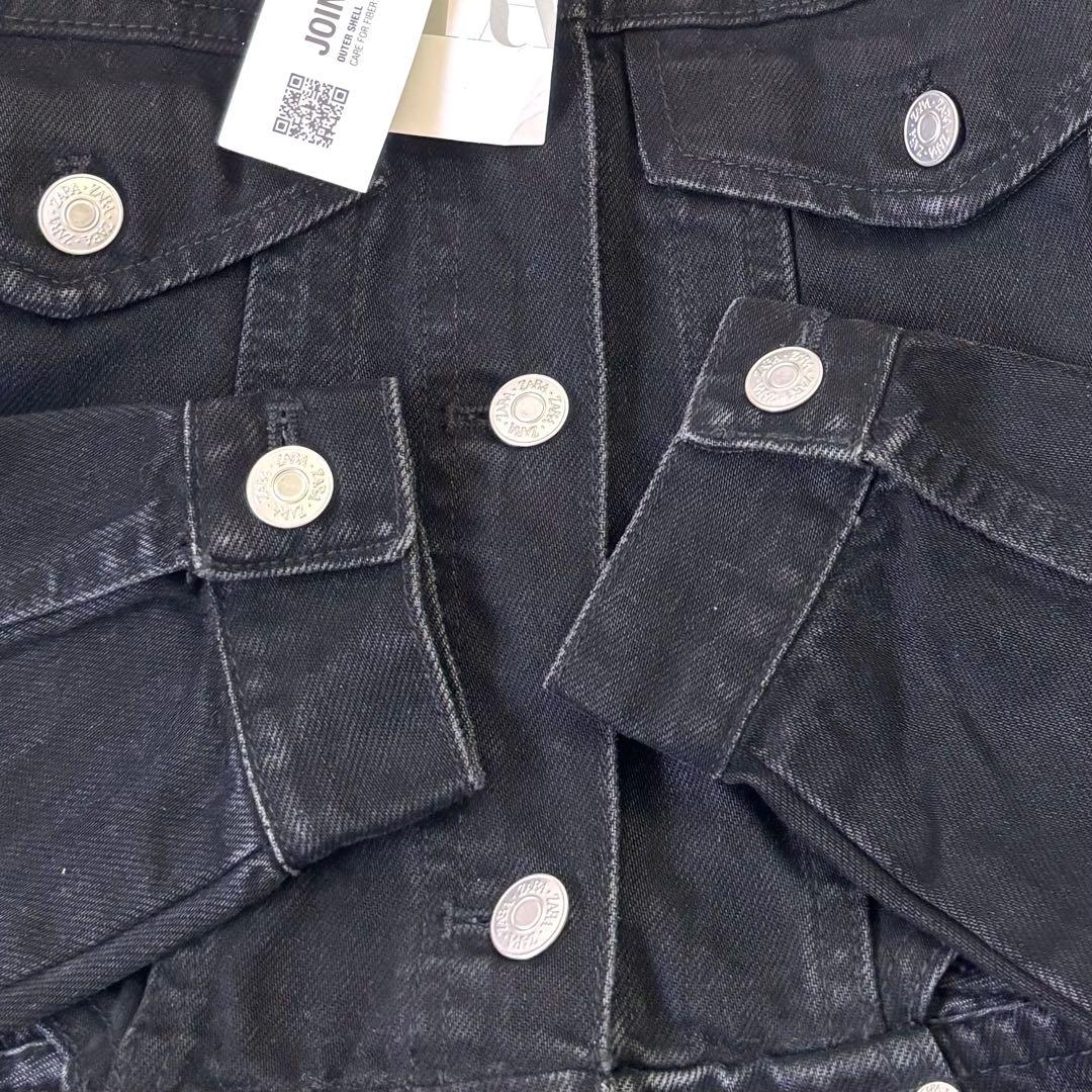 【未使用タグ付き】ザラ フルレングス カットオフ TRFデニム ジャンプスーツ