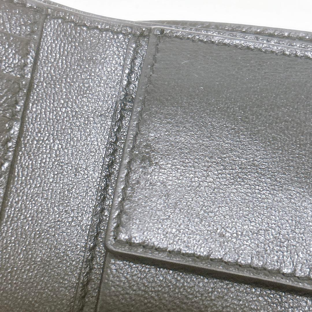 バレンシアガ 二つ折り財布 レザー ブラック 現行 未使用