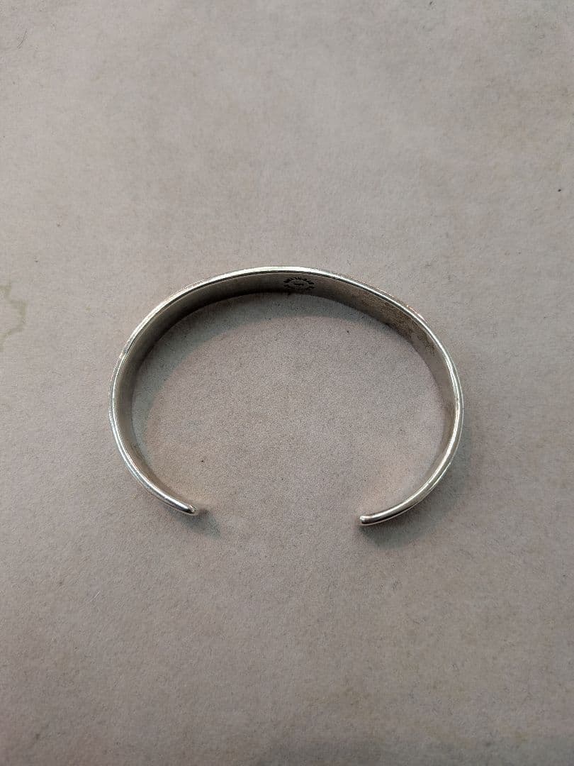 ブルースモーガン シルバー バングル 14K×スターリング
