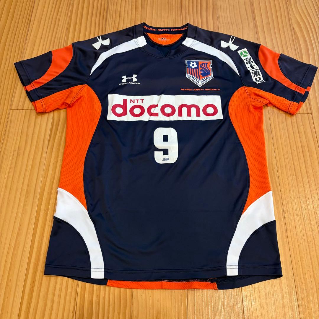 大宮アルディージャ　実使用トレーニングマッチユニフォームセット