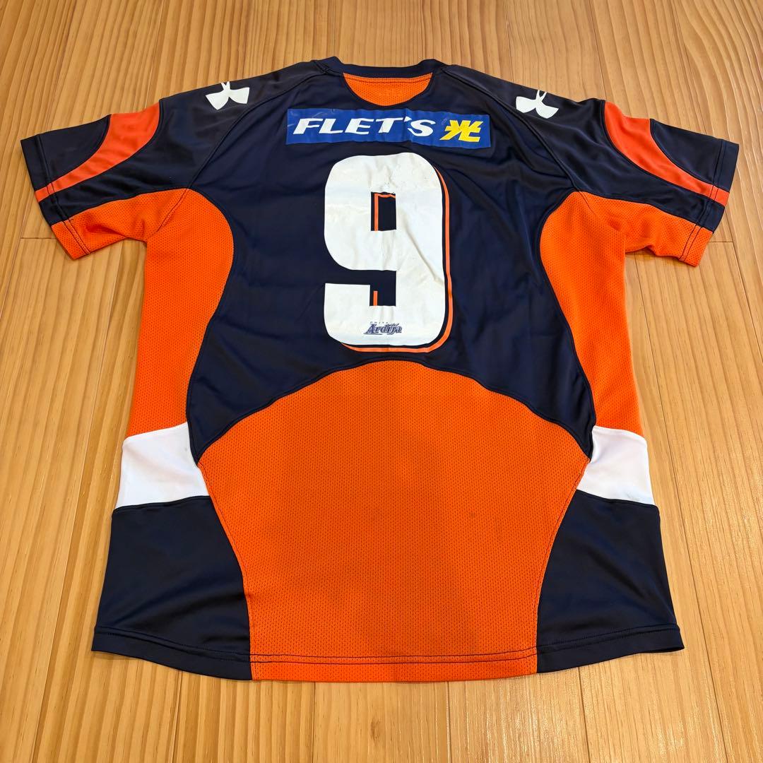 大宮アルディージャ　実使用トレーニングマッチユニフォームセット