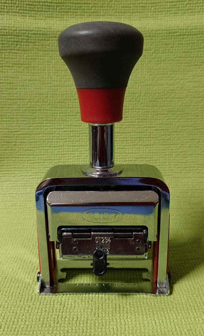 マックス　ナンバリング　10桁7様式　NR-1007