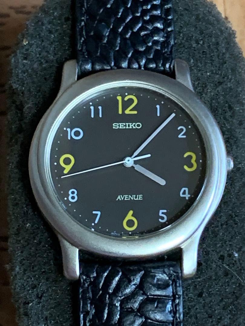 SEIKO AVENUE N701-7090 ブラックヴィンテージ1993年