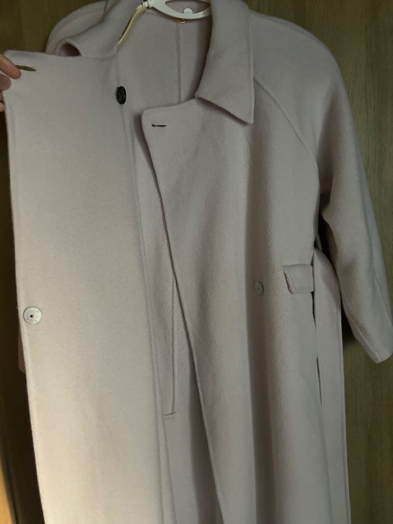 リリーブラウン リバーロングコート　ピンク