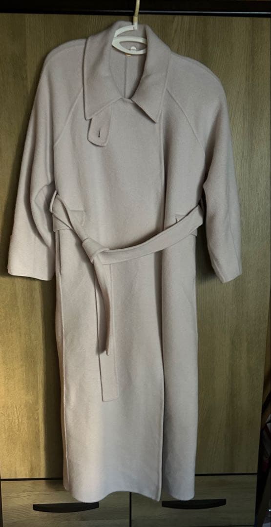 リリーブラウン リバーロングコート　ピンク