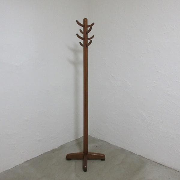 イギリス ビンテージ 家具 ホールスタンド ポールハンガー 英国 6935d