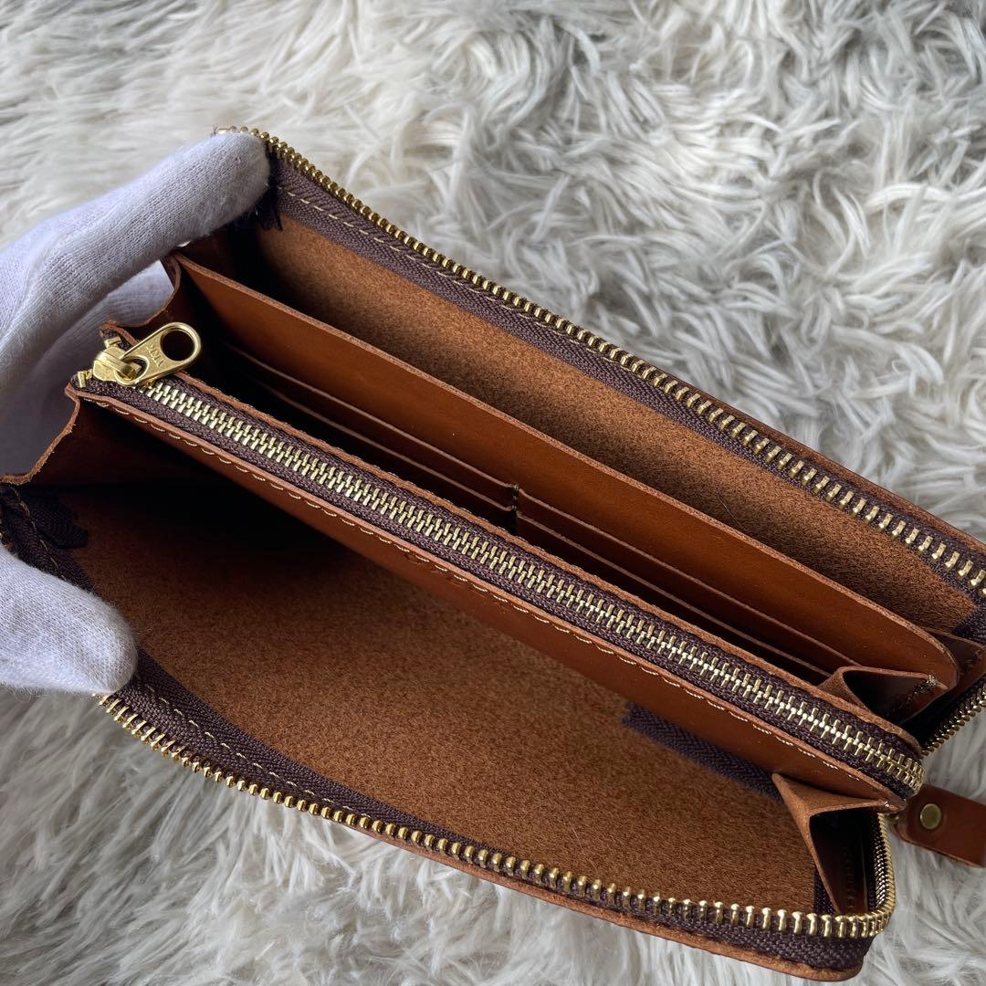 【極美品】オルガン Lジップ 長財布