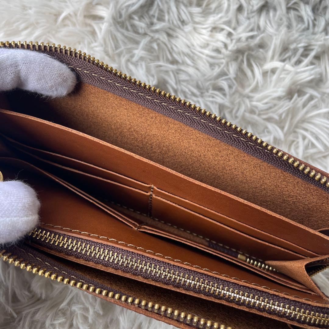 【極美品】オルガン Lジップ 長財布