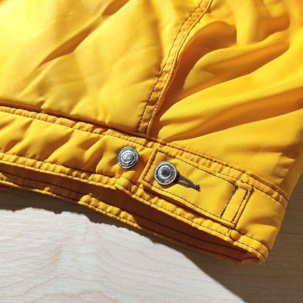 【希少レア】00s ナイロン トラッカージャケット キルティング 黄色