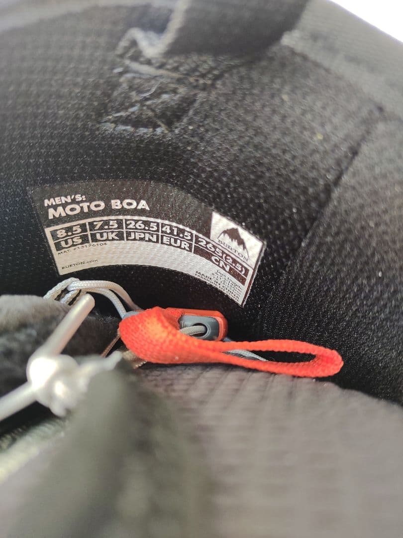 BURTONバートンMOTO スノーボードブーツ 黒