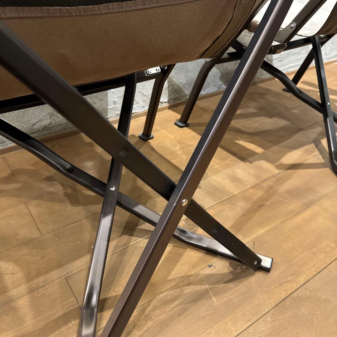 【ガリレオ】 Peak ローチェアショート アイボリー　２脚ペア