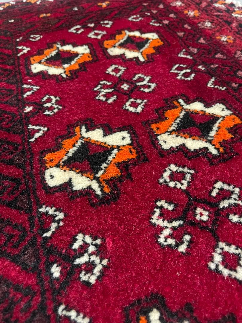 ✧ヴィンテージラグ✧　120cm×50cm　トルバトヘイダリエ　イラン　ギュル